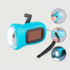 Hand Crank LED Flashlight - Solar Powered