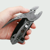 Compact Adjustable Wrench Multitool • Stainless Steel