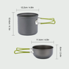 Ultralight Camping Cookware Set for 1–2 People