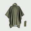 Waterproof Hooded Ripstop Poncho with Carry Bag