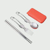 Portable Folding Stainless Steel Cutlery Set (3 Pieces)